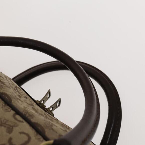 CELINE C Sulky Boston Bag Canvas Beige Gold - Picture 8 of 12